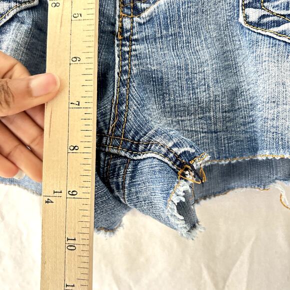 Wall Flower Y2k Low Rise Micro Mini Shorts 11 Pop Culture Grunge Trashy Mcbling - Picture 7 of 7